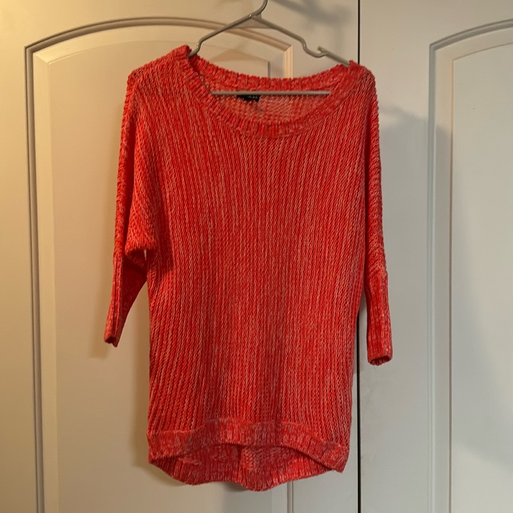 Express coral sweater size small